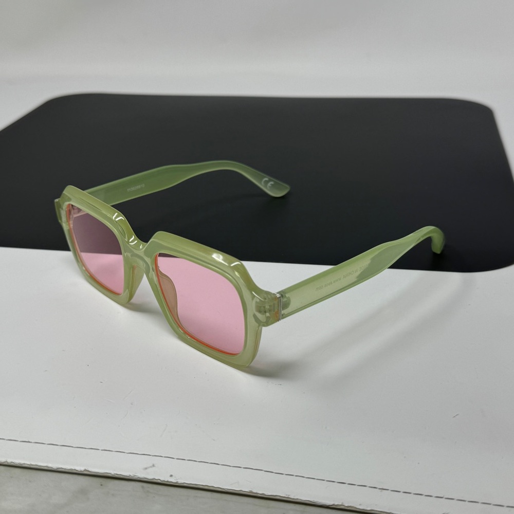 Asos Design Beveled Angular Square Sunglasses In … - image 3